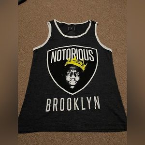 Notorious B.I.G. Brooklyn Stylish and Hip Tank Top/Muscle Tank. Size S